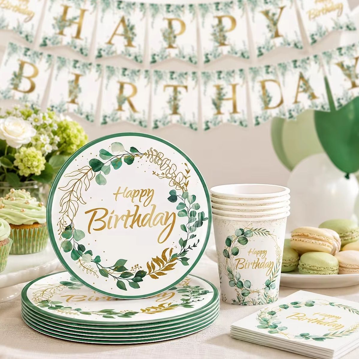 Set di Decorazioni per Feste d - Eucalyptus Preserved recensione e prezzo